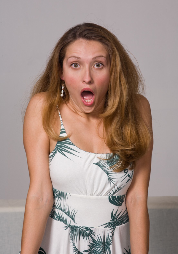 shocked girl